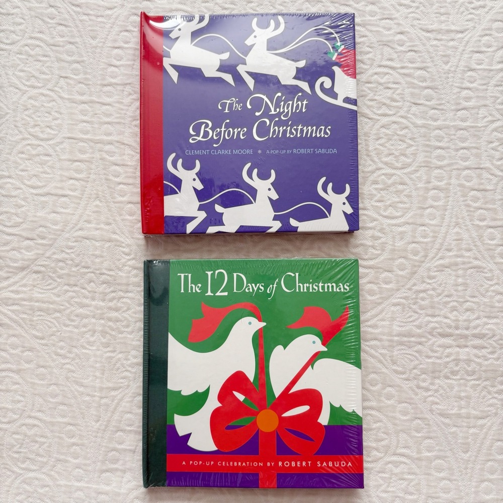 Robert Sabuda Christmas Pop-Up Books - Set of‎ 2